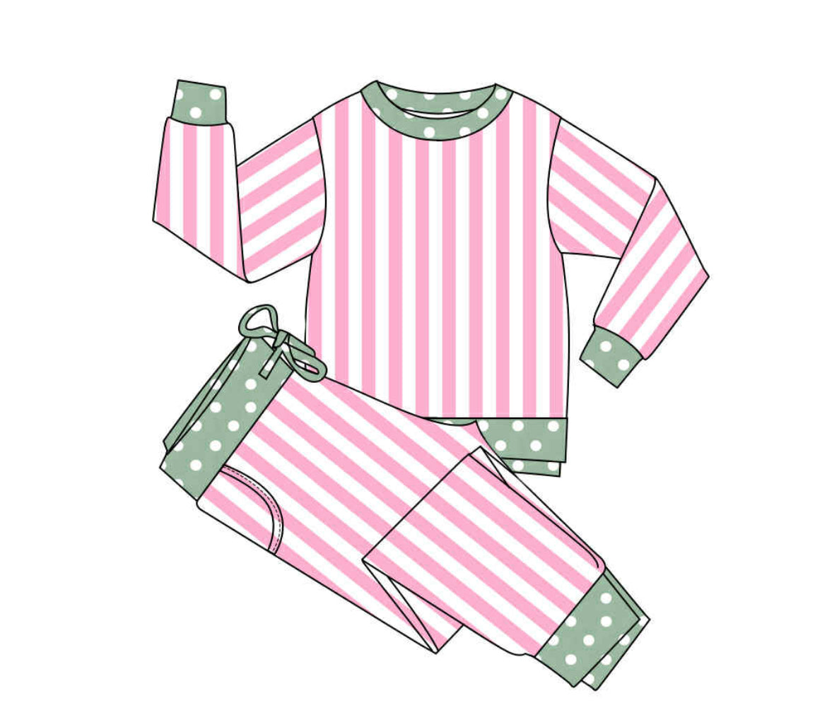 Candy Stripe Bamboo Terry Set