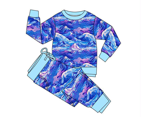 Snowy Peaks Bamboo Terry Set
