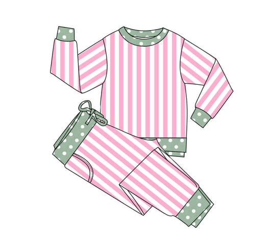 Candy Stripe Bamboo Terry Set