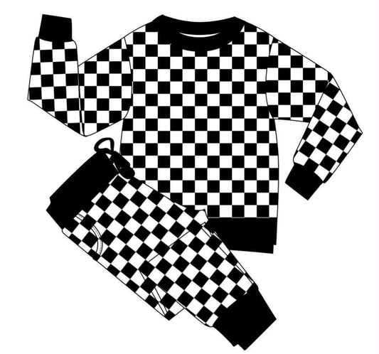 Classic Check Bamboo Terry Set