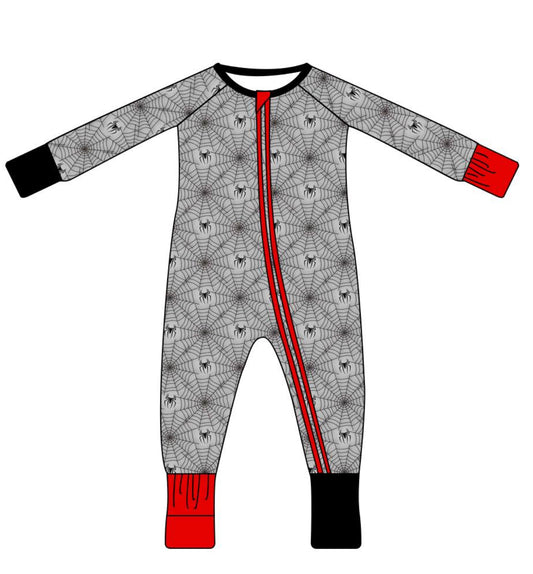 Webs Up Red & Black Zippy