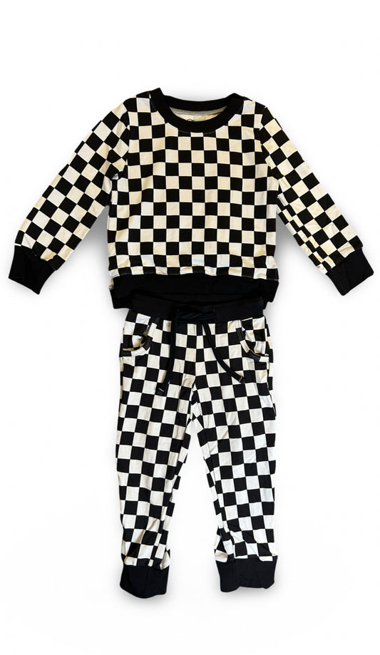 Classic Check Bamboo Terry Set