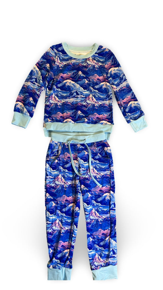 Snowy Peaks Bamboo Terry Set