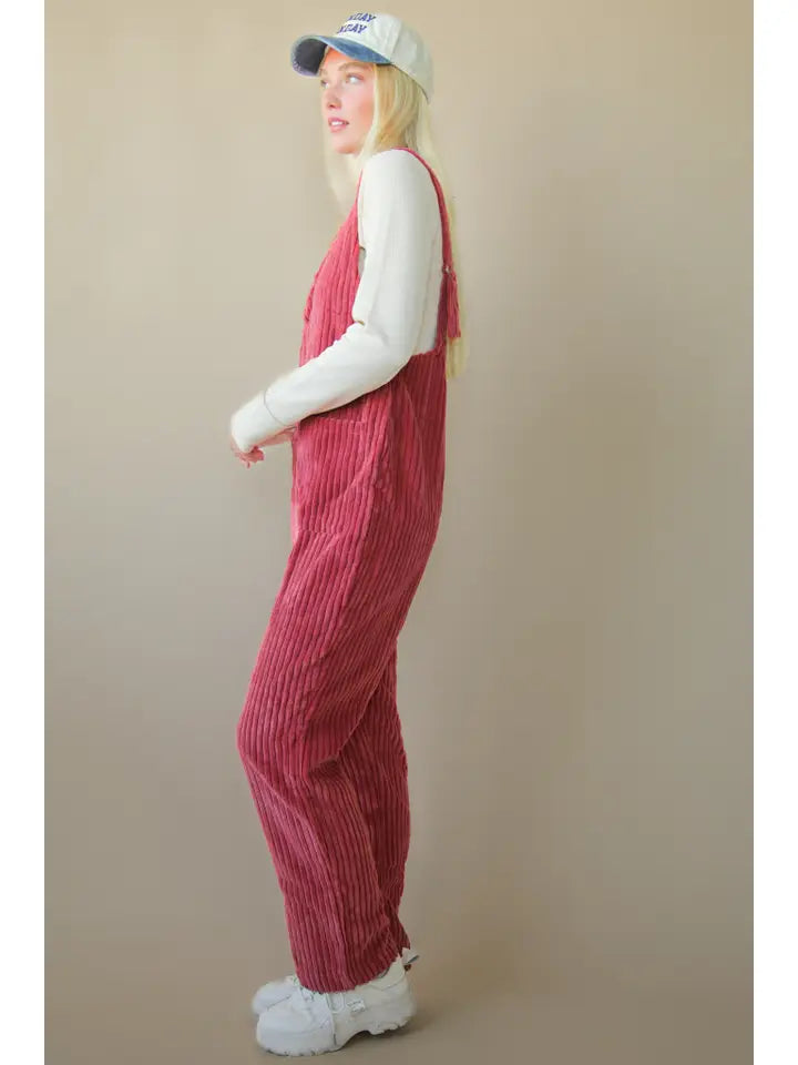 New In Cozy Soft Corduroy Jumpsuit